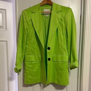 Avec Les Filles Neon Green Blazer